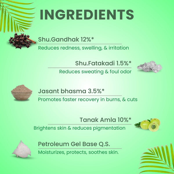 Ayurvedic Green Malham with Free Crack Feel Cream