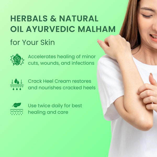 Ayurvedic Green Malham with Free Crack Feel Cream