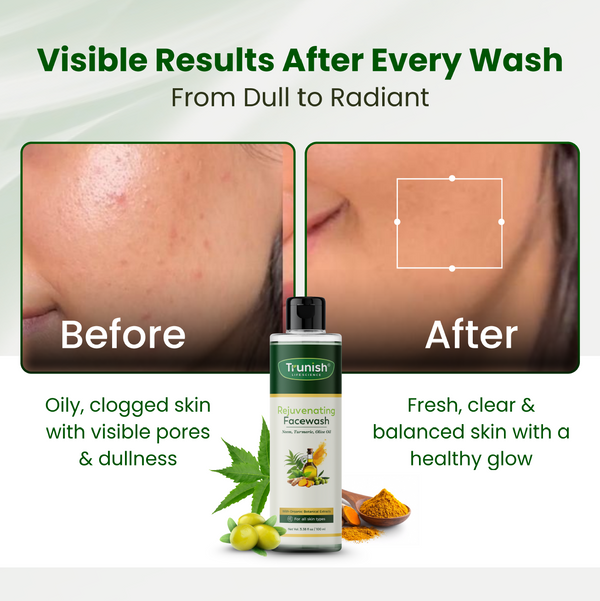 Rejuvenating Neem, Turmeric & Olive Oil Face Wash