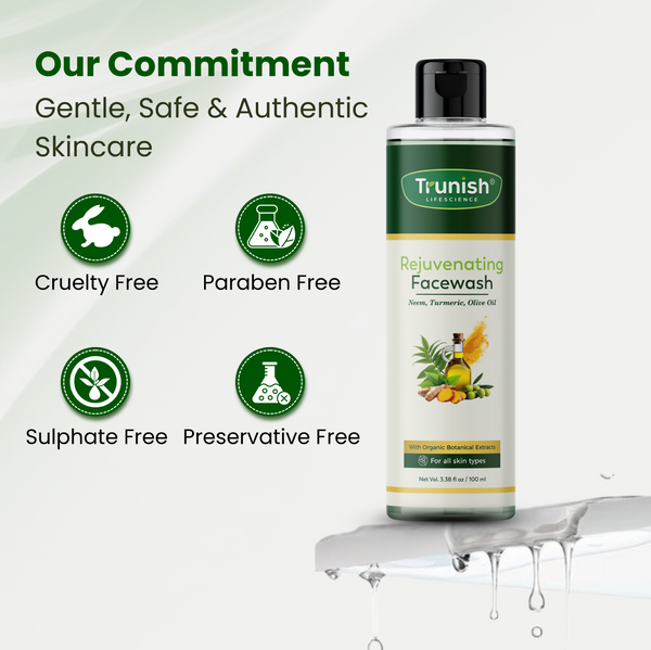 Rejuvenating Neem, Turmeric & Olive Oil Face Wash