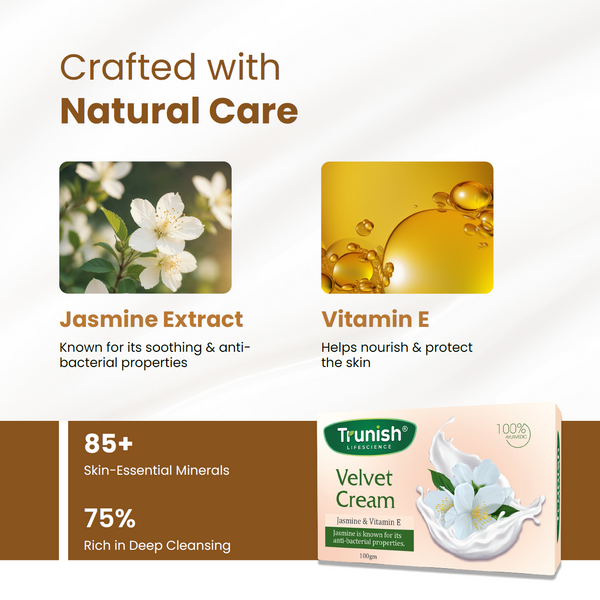 Velvet Cream Jasmine & Vitamin E Soap